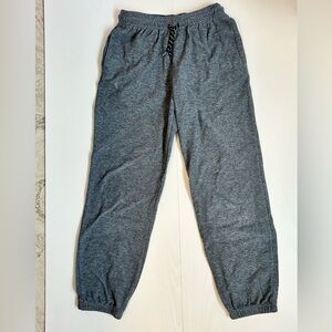 Under Armour Youth Large Gray Fleece Jogger Sweatpants